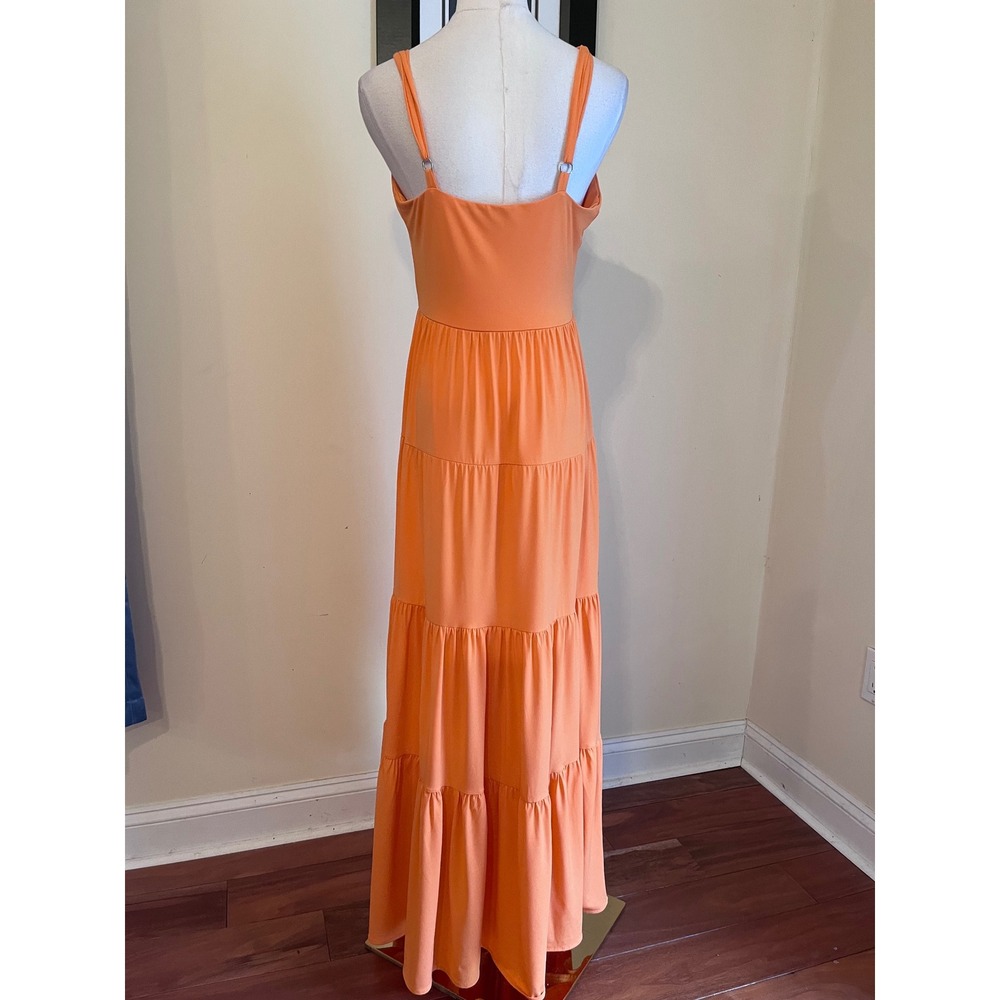 Boston Proper Birds of Paradise Tiered Maxi Dress Small Boho - Picture 7 of 8